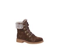 'Florence' Ladies Ankle Boots Hush Puppies Chocolate 8
