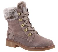 Hush Puppies Florence MEMORY FOAM Boots Womens - Brown Suede - Size UK 3