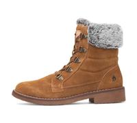 Hush Puppies FLORENCE Womens Leather Ankle Boots Tan - UK 4