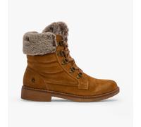 Hush Puppies Florence Womens Tan Suede Ankle Boots, Size: 3