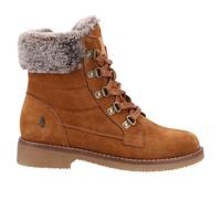 Hush Puppies Florence MEMORY FOAM Boots Womens - Tan Suede - Size UK 3