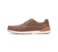 Mens Hush Puppies 'Flynn' Casual Nubuck Lace Up Boat Shoes