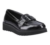 Hush Puppies Francis Loafer Patent Leather Girls's Black Loafers - UK 5