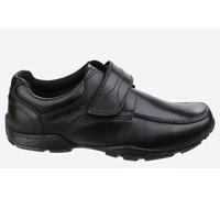 Hush Puppies Freddy 2 Leather Kids Boys Shoes | School Shoes | Black | UK Size 13