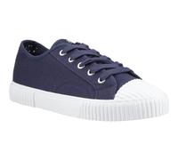 Hush Puppies Freya Canvas Textile Women's Navy Trainers - UK 3 / EU 36 / US 5