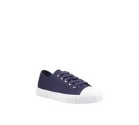 Hush Puppies Freya Canvas Trainer In Navy Navy