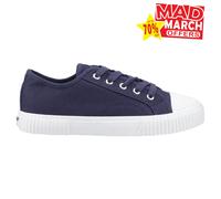 Hush Puppies Freya Womens Memory Foam Trainers Canvas Summer Sneakers Navy