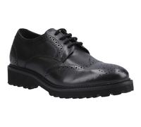 Hush Puppies Gabi Lace Up Leather Girls's Black Brogues - Size UK 3