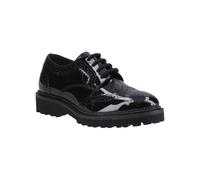 Hush Puppies Gabi Lace Up Leather Girl's Black Brogues