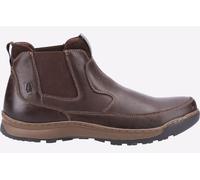 (Brown, 11 (Adults')) Hush Puppies Gavin Leather Men's Brown Boots