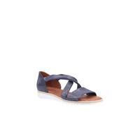 Hush Puppies Women's Gemma Espadrille Wedge Sandal, Navy, 5 UK
