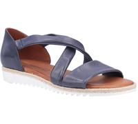 Hush Puppies Gemma Leather Sandals Womens - Navy - Size UK 6