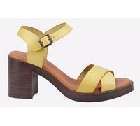 Hush Puppies Georgia Sandal Leather Womens | Sandals | Yellow | UK Size 7