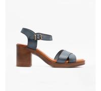 Hush Puppies GEORGIA Unisex Adults Comfort Buckle Sandals -Blue