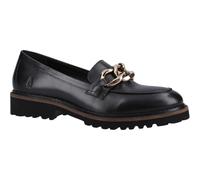 Hush Puppies Gianna Leather Womens Black Loafers - Size UK 4
