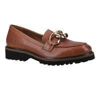 Hush Puppies Gianna Leather Women's Tan Loafers UK 8