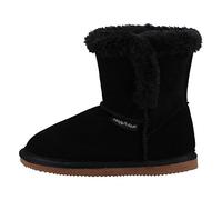 Hush Puppies Girls Ashlynn Slipper, Black, 11 UK Child