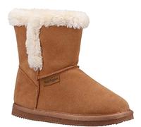 Hush Puppies Girls Ashlynn Suede Slippers (11 UK Child) (Tan)