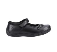 Hush Puppies Girls Christina Leather School Shoes (Black) - Size UK 13 Kids