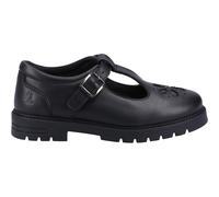 Hush Puppies Junior Shoes Fiona Leather Black UK 10