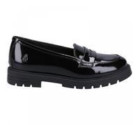 Hush Puppies Girl's Hazel Patent Senior School Uniform Shoe, Black, 6 UK