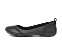 Hush Puppies Girls Janessa Closed Toe Ballet Flats, Black, 3 UK