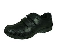 Hush Puppies Boys Jezza Leather Textile Smart Padded Strong Shoes UK Size 12.5 (US 13, EU 31)