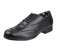 Hush Puppies Kada Leather Kids Boys | School Shoes | Black | UK Size 2