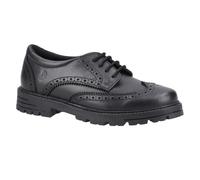 Hush Puppies Girls Maxine Leather School Shoes6 UK Child Black FS11975