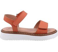 Hush Puppies Girls Mini Cassie Wedge Sandal, Coral, 1 UK