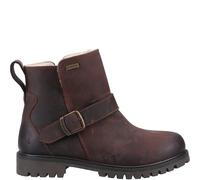 Hush Puppies Girls Mini Wakely Leather Boots (Brown) - Size UK 11 Kids