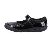 Hush Puppies Girls Rosanna Patent Junior School Uniform Shoe, Black, 2 UK Child