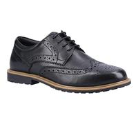Hush Puppies Girls Verity Brogue School Uniform Shoe, Black, 7 UK