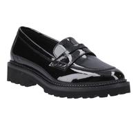 Hush Puppies Women's Grazia Loafer Patent Senior in Black | Size: 7 Hush Puppies Black 7