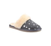 Hush Puppies Grey Arianna Star Slippers Metallic