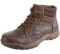 Hush Puppies GROVER Mens Waxy Nubuck Ankle Boots Brown