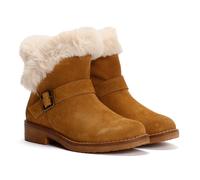 (Brown, 5 (Adults')) Hush Puppies Hannah Suede Women's Tan Boots