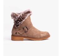 (Brown, 3 (Adults')) Hush Puppies Hannah Suede Women's Taupe Boots