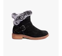 (Black, 8 (Adults')) Hush Puppies Hannah Suede Women's Black Boots