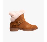 (Brown, 7 (Adults')) Hush Puppies Hannah Suede Women's Tan Boots