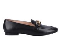 Hush Puppies Harper Chain Black Leather Female Slip On Ladies Shoes
