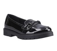 Hush Puppies Hazel Snaffle School Shoes, Black Patent, 6 UK 39 EU