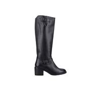 (Black, 5 (Adults')) Hush Puppies Heidi Leather Women's Black Leather Boots
