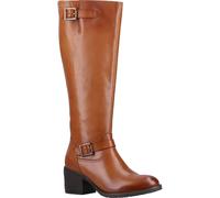 Hush Puppies Heidi Leather Women's Tan Leather Boots UK 8