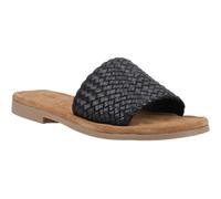 Hush Puppies Hetty Slide Leather Women's Black Sandals - UK 5
