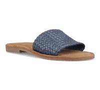 Hush Puppies Hetty Slide Leather Women's Navy Wide Sandals - UK 8