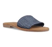 Hush Puppies Hetty Slide Leather Women's Navy Wide Sandals - UK 5