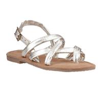 Hush Puppies Hope Leather Womens Gold Sandals - Size UK 3