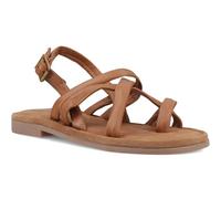 Hush Puppies Hope Leather Women's Tan Sandals - UK 4