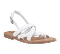 Hush Puppies Hope Leather Women's White Sandals UK 8